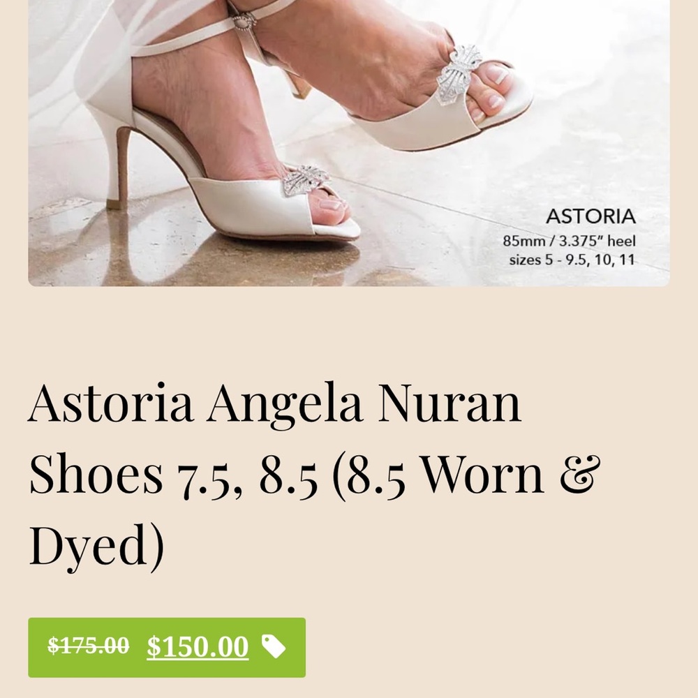 ANGELA NURAN Black Ankle-Strap Peep-Toe Heels with Embellishment - Picture 9 of 15